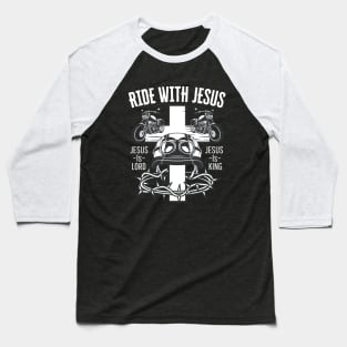 Christian Biker Baseball T-Shirt